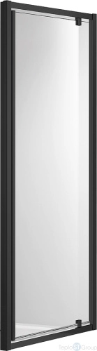 Душевая дверь Aquatek AQ ARI PI 09020BL, распашная 900x2000 профиль черный, стекло прозрачное - купить оптом с доставкой по России