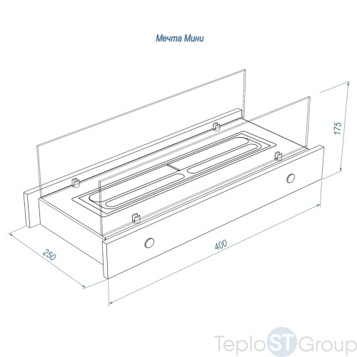 Биокамин Firelight BFP/T-4025 Wood - купить с доставкой по России фото 3
