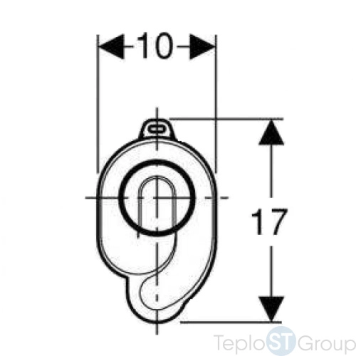 Сифон для писсуара Laufen Alessi dot (Urinal siphon DN 50) 8.9418.1.000.000.1 - купить оптом у дилера TeploSTGroup по всей России ✅ ☎ 8 (800) 600-96-13 фото 2