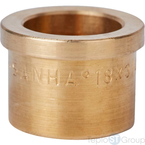 Sanha 4359g разъемное соединение ВП, бронза, с плоск.упл.18x3/4, для медных труб под пайку - купить с доставкой по России фото 6