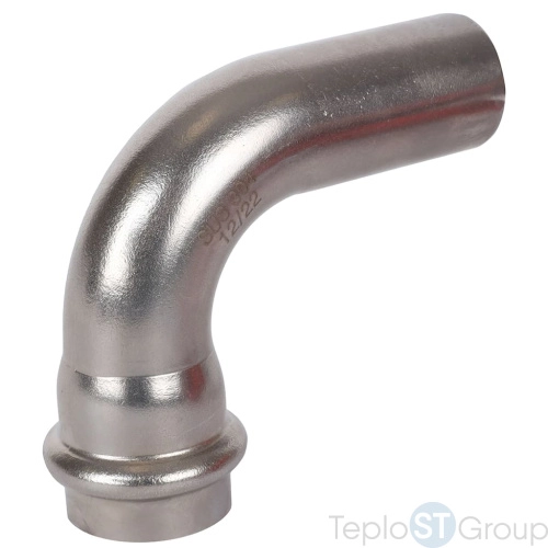 Rommer RSS-0002-000022 Rommer Угольник однораструбный 90°-НПр, 22, из нержавеющей стали прессовой - купить оптом с доставкой по России фото 2