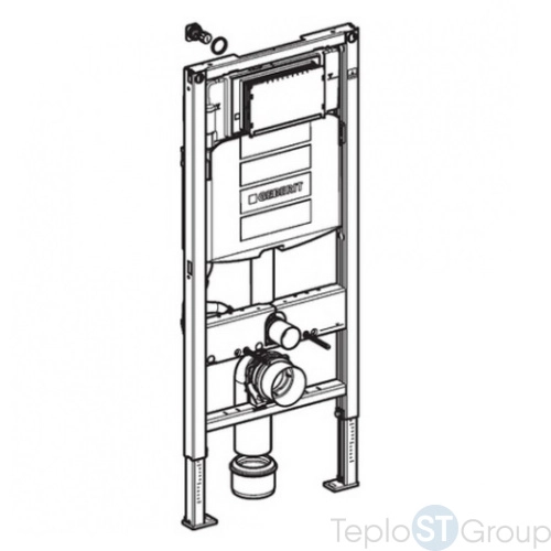 Инсталляция для подвесного унитаза GEBERIT Duofix UP320 111.300.00.5 - купить оптом у дилера TeploSTGroup по всей России ✅ ☎ 8 (800) 600-96-13 фото 3