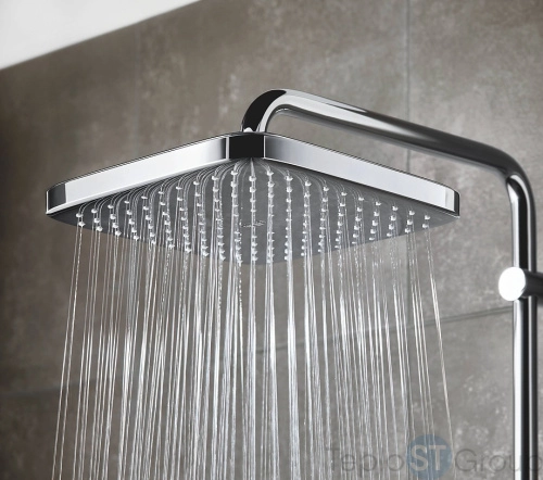 Душевая система с смесителем для ванной GROHE Tempesta Cosmopolitan 250 CUBE26693000 хром - купить с доставкой по России фото 4