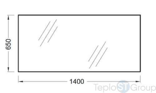 Зеркало Jacob Delafon 140x65 EB1190-NF - купить с доставкой по России фото 3