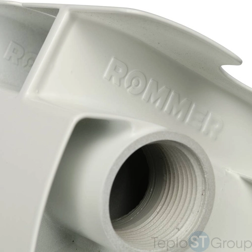 Rommer Plus 200 Plus 200 12 секций радиатор алюминиевый (RAL9016) - купить с доставкой по России фото 4