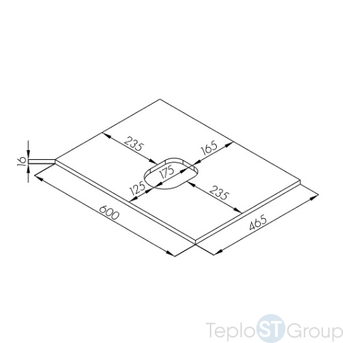 Столешница под раковину Aquaton Либерти 60 1A280903LY010 - купить оптом у дилера TeploSTGroup по всей России ✅ ☎ 8 (800) 600-96-13 фото 3