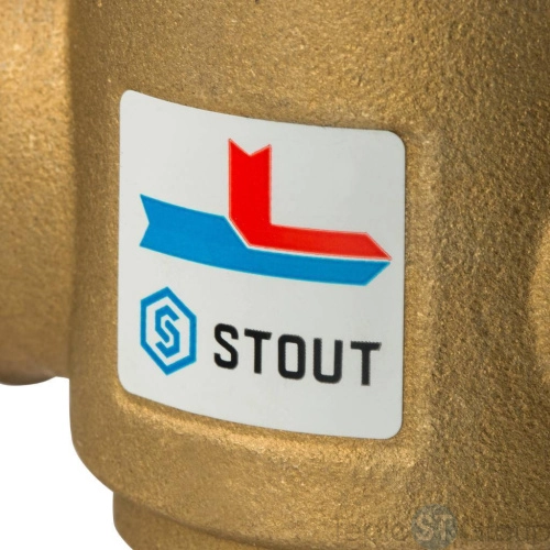 Stout SVM-0030 Термостатический смесительный клапан G 1)4 1/4 НР 55°С - купить оптом с доставкой по России фото 4