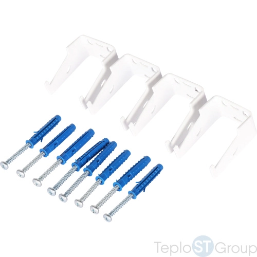 Rommer RST-205024-010 Rommer RST 2050/24 радиатор стальной 2 трубчатый боковое подключение RAL9016 - купить оптом с доставкой по России фото 7