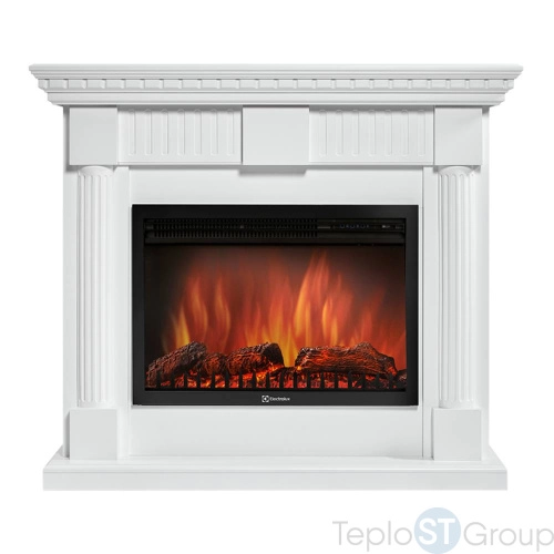 Портал Firelight Colonna 25U (угловой) белый - купить оптом с доставкой по России