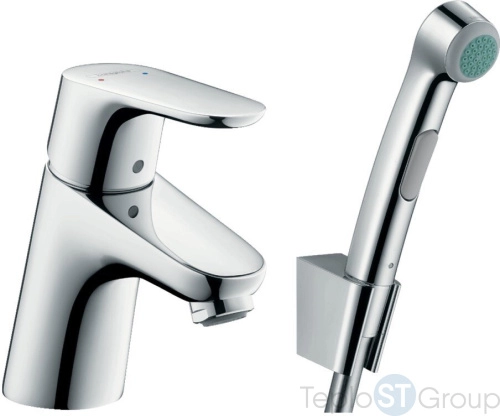 Cмеситель для раковины с гигиеническим душем Hansgrohe Focus E2 31926000 - купить оптом у дилера TeploSTGroup по всей России ✅ ☎ 8 (800) 600-96-13