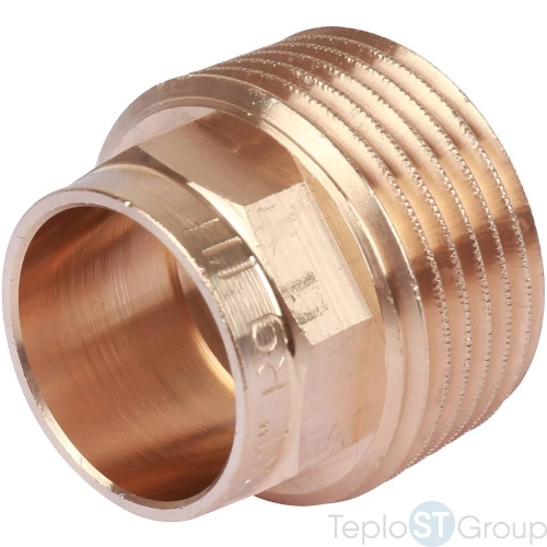 Sanha 4243g переход ВП-НР, бронза22x1, для медных труб под пайку - купить оптом с доставкой по России фото 5