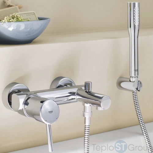 Смеситель для ванны с душем Grohe Concetto 32212001 - купить с доставкой по России фото 3