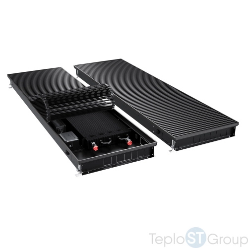 Конвектор внутрипольный Royal Thermo ATRIUM TURBO-80/400/900-DG-U-BL - купить оптом с доставкой по России