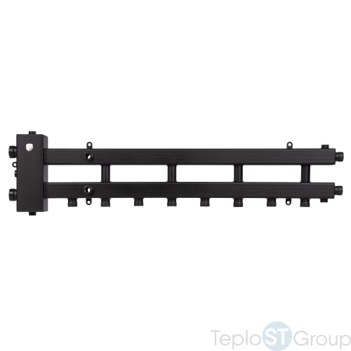 Блок коллекторный Royal Thermo на 4 (5) выходов (сверху/снизу) стрелка 60 кВт, с кронштейнами - купить оптом с доставкой по России фото 7