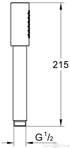 Ручной душ GROHE Sena Stick 26465GN0 холодный рассвет, матовый - купить оптом у дилера TeploSTGroup по всей России ✅ ☎ 8 (800) 600-96-13 фото 3