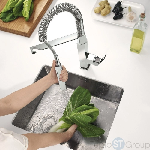 Смеситель для мойки Grohe Eurocube 31395000 - купить с доставкой по России фото 5