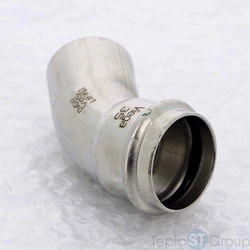 Угол-вставка пресс 45 град. нержавеющая сталь Sanpress Inox VIEGA 35 435424 - купить оптом с доставкой по России фото 4