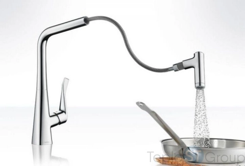 Смеситель для кухни Hansgrohe Metris Select хром 14884000 - купить с доставкой по России фото 7