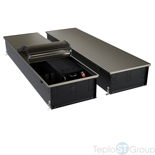 Конвектор внутрипольный Royal Thermo ATRIUM TURBO-190/400/1800-DG-U-DB - купить оптом с доставкой по России