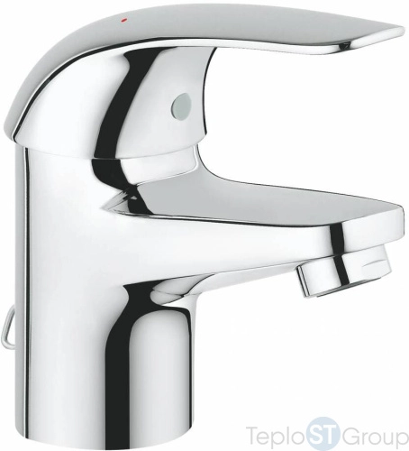 Смеситель для раковины Grohe Euroeco 32881000 c цепочкой - купить оптом у дилера TeploSTGroup по всей России ✅ ☎ 8 (800) 600-96-13