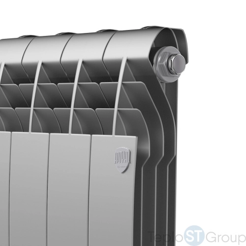 Радиатор Royal Thermo BiLiner 350 /Silver Satin - 4 секц. - купить оптом с доставкой по России фото 2