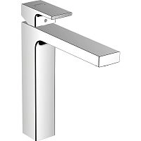 Смеситель для раковины Hansgrohe Vernis Shape 71562000 с донным клапаном Push-Open хром - купить оптом у дилера TeploSTGroup по всей России ✅ ☎ 8 (800) 600-96-13