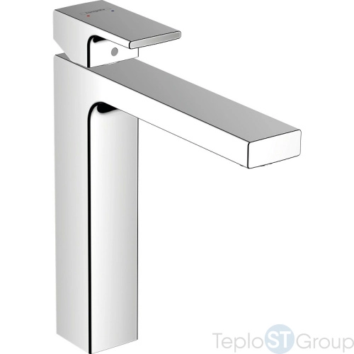 Смеситель для раковины Hansgrohe Vernis Shape 71562000 с донным клапаном Push-Open хром - купить оптом у дилера TeploSTGroup по всей России ✅ ☎ 8 (800) 600-96-13