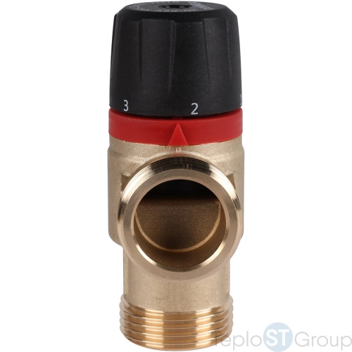 Rommer RVM-1131-236525 Термостатический смесительный клапан для систем отопления и ГВС 1  НР 30-65°С KV 2,3 (центральное смешивание) - купить оптом с доставкой по России фото 3