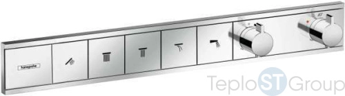 Термостат для ванны Hansgrohe RainSelect на 5 потребителей 15384000 - купить с доставкой по России