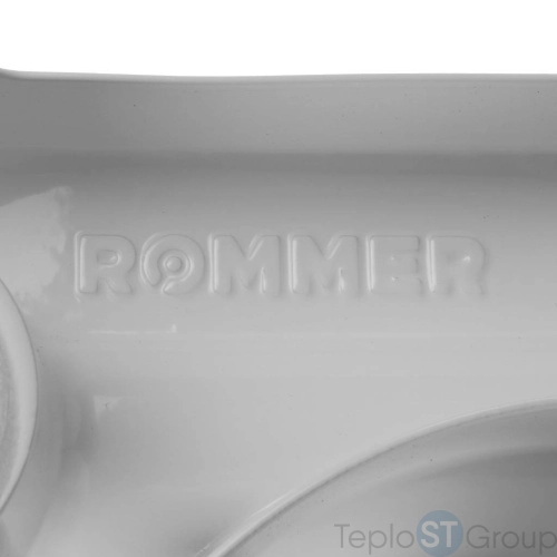 Rommer Profi 350 (AL350-80-80-080) Profi 350 (AL350-80-80-080) 6 секций радиатор алюминиевый (RAL9016) - купить с доставкой по России фото 6