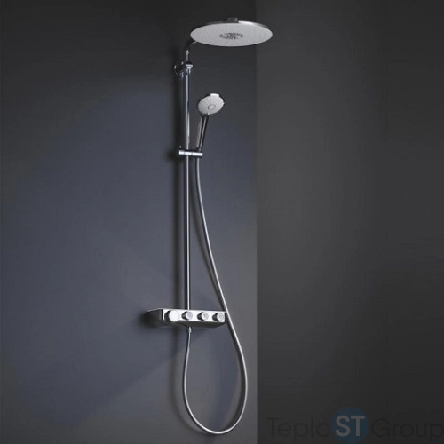 Душевая система с термостатом Grohe Euphoria SmartControl 310 Duo 26507LS0 белая луна - купить с доставкой по России фото 6