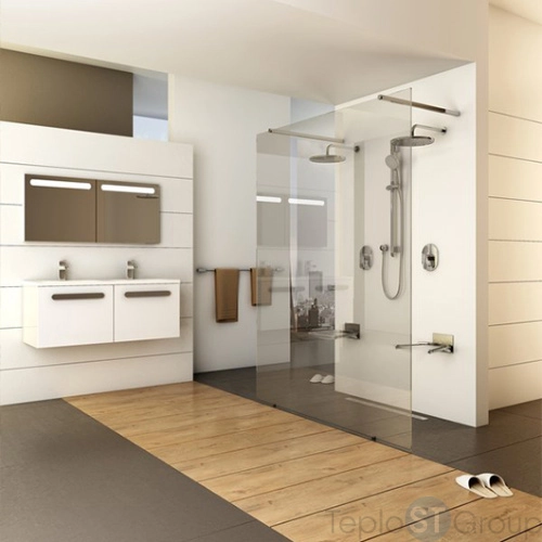 Душевая перегородка Ravak Walk-In Free 120 GW9FG0C00Z1, цвет профиля хром - купить оптом с доставкой по России фото 3