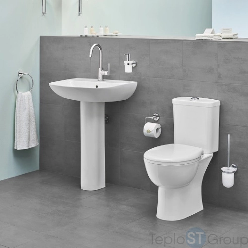 Унитаз напольный безободковый Grohe Bau Ceramic 39349000 - купить с доставкой по России фото 2