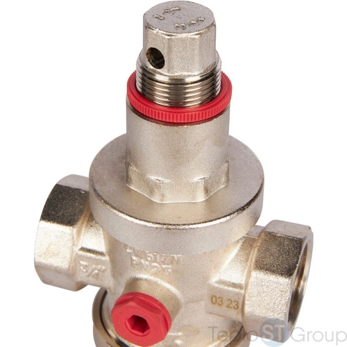 Rommer RVS-0008-000020 Rommer Редуктор давления PN25 вн/вн 3/4 с выходом под манометр - купить оптом с доставкой по России фото 3