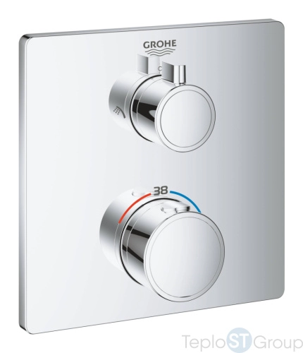 Термостатический смеситель для душа GROHE Grohtherm 24079000 хром - купить с доставкой по России