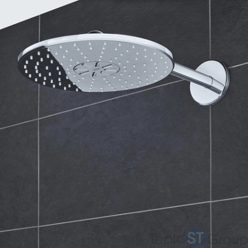 Верхний душ с кронштейном GROHE Rainshower 310 мм SmartActive 26475000 2 режима, хром - купить с доставкой по России фото 6