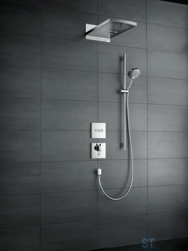 Переключатель потоков Hansgrohe ShowerSelect 15764000 хром - купить оптом у дилера TeploSTGroup по всей России ✅ ☎ 8 (800) 600-96-13 фото 7