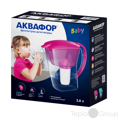 Фильтр-кувшин Аквафор Baby A8 3,8 л зеленый 516037 - купить оптом у дилера TeploSTGroup по всей России ✅ ☎ 8 (800) 600-96-13 фото 8