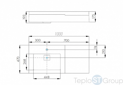 Тумба с раковиной Акватон Сакура 100 L 1A2349K1SKW80 - купить оптом у дилера TeploSTGroup по всей России ✅ ☎ 8 (800) 600-96-13 фото 4