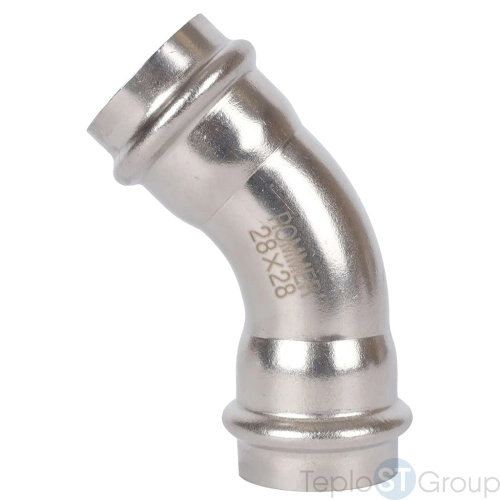 Rommer RSS-0005-000028 Rommer Угольник 45°-ВПр, 28, из нержавеющей стали прессовой - купить оптом с доставкой по России фото 4