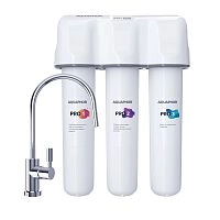 Фильтр под кран питьевой воды 3-х ступ. Аквафор Baby Pro см./элем. Pro1-Pro2-Pro3 для мягкой воды 508583 - купить оптом с доставкой по России