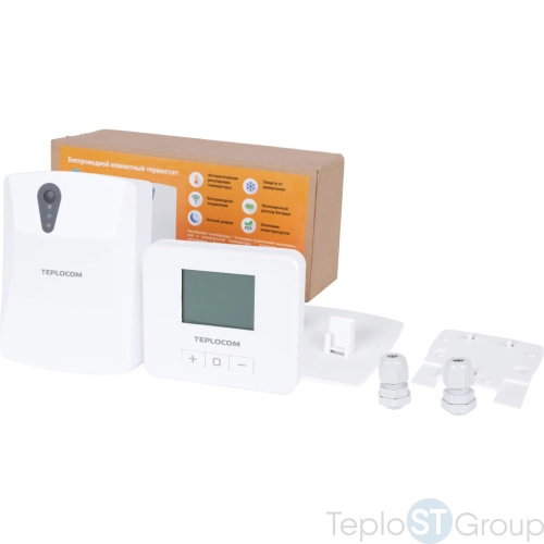 Teplocom Термостат комнатный Teplocom TS-2AA/3A-RF, беспроводной, реле 250В, 3А - купить с доставкой по России фото 3