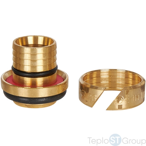 Stout Тройник переходной 26х26х20 для металлопластиковых труб винтовой - купить оптом с доставкой по России фото 7