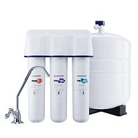 Фильтр под кран питьевой воды 3-х ступ. Аквафор Osmo Pro 100 см./элем. Pro1-Pro100-ProMg для мягкой и жёсткой воды обратный осмос 500042 - купить оптом с доставкой по России