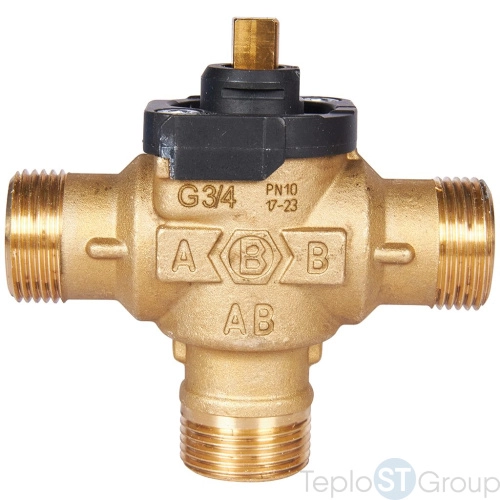 Stout SVM-0170-300020 Stout 3-Ходовой зональный клапан, сервопривод 230V, с кабелем 1м,, НР 3/4" - купить оптом с доставкой по России фото 11