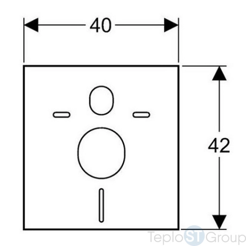 Звукоизолирующая прокладка для унитаза, биде Geberit 156.050.00.1 - купить с доставкой по России фото 3