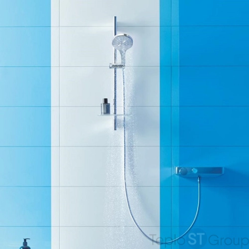 Душевой гарнитур Grohe Rainshower SmartActive 130 26546000 хром - купить с доставкой по России фото 8