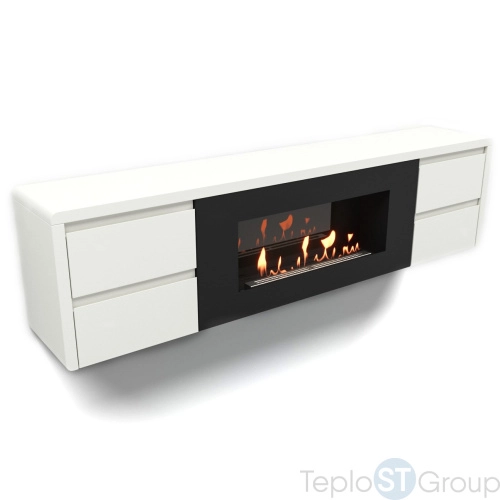Тумба с биокамином Firelight BFP/P-1700 lux белая - купить оптом с доставкой по России фото 8