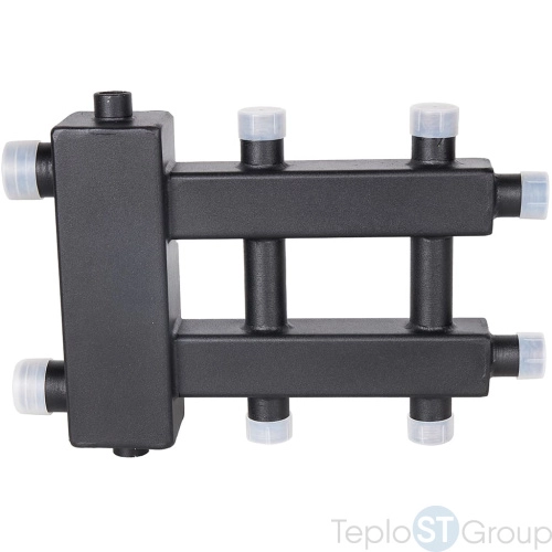 Rommer RDG-0060-024013 Rommer Коллектор (дублер компакт) с гидроразделителем на 1+1+1 контура до 60 кВт - купить оптом с доставкой по России