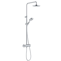 Душевая система KLUDI DIVE DUAL SHOWER SYSTEM 6907905-00 с термостатом - купить с доставкой по России